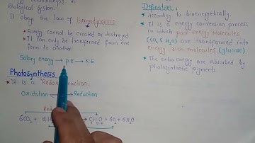 Introduction To Bioenergetics | Photosynthesis | Federal And Balochistan Board | Class 11 Biology