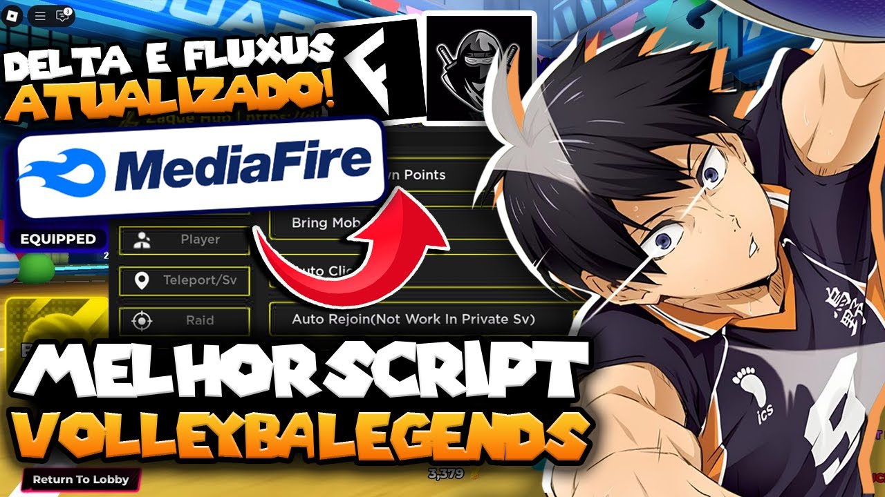 🏐SCRIPT VOLLEYBALL LEGENDS- INFINITE SPIN, TWINS STYLE, AUTO PLAY- HITBOX EXPANDER (Mobile/Pc)Roblox
