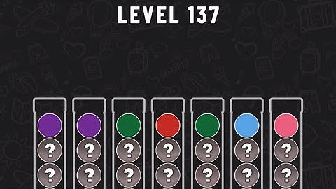 Ball Sort Puzzle Level 137 #ballsortpuzzle #ballsortpuzzlegameplay #puzzlegame #mobilegames