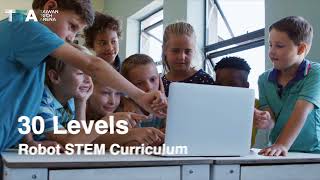 BeRobot with 30 levels of robotic STEM curriculum