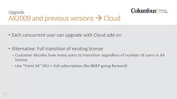 Upgrading from Microsoft Dynamics AX 2009 and previous versions to Dynamics 365 explained