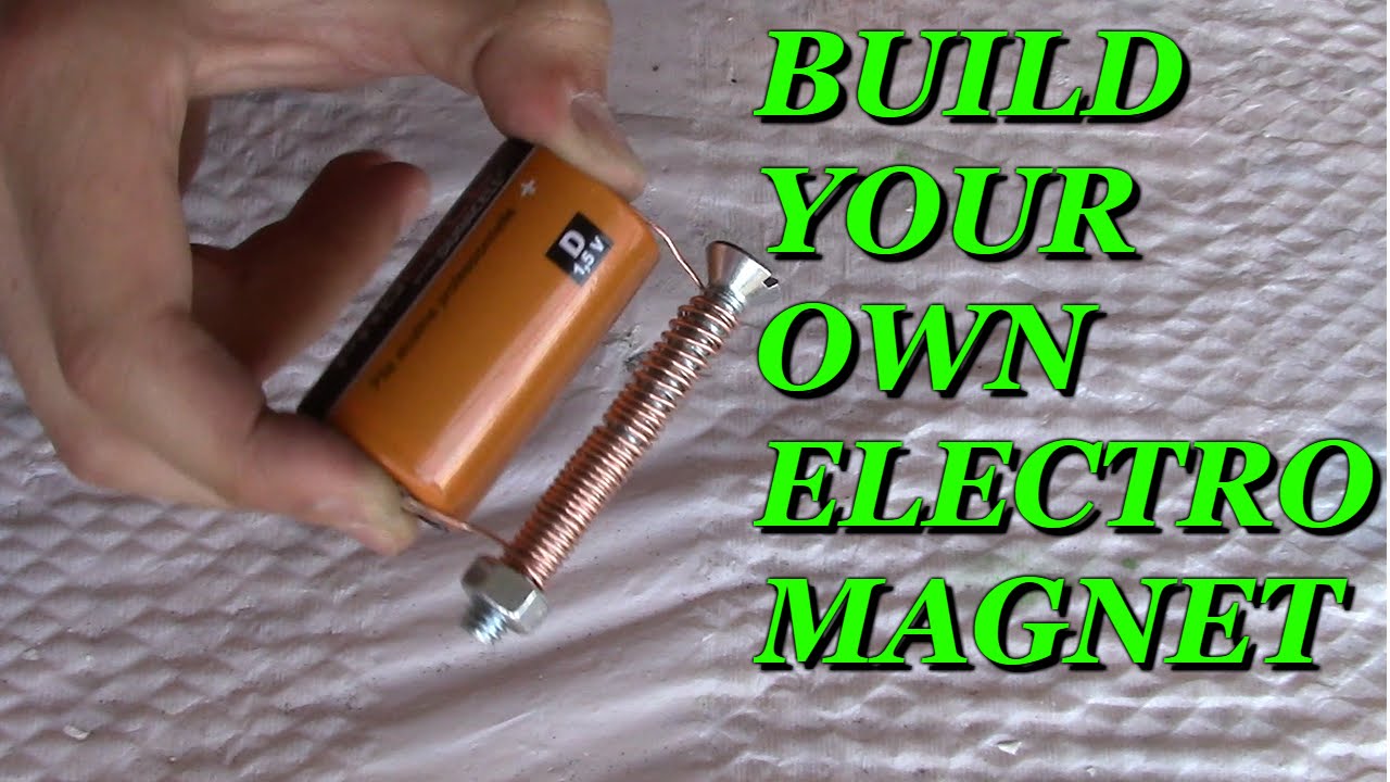 miste dig selv Spænde Napier How to Make a Magnet at Home Easy - DIY Strong Electric Magnet - YouTube