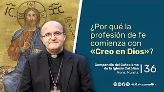 Why does the profession of faith begin with "I believe in God"?