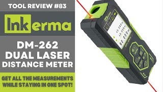 INKERMA DM262 Dual Laser Distance Meter / Bilateral - Are Two Lasers Better than One? #tools #review