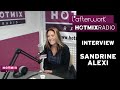 Capture de la vidéo Sandrine Alexi En Interview Sur Hotmixradio