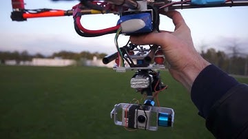 3-axis stabilized video gimbal - first test