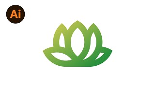 How to Design a Logo - Lotus Flower Tutorial Illustrator