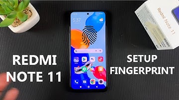 Redmi Note 11 - How To Setup Fingerprint