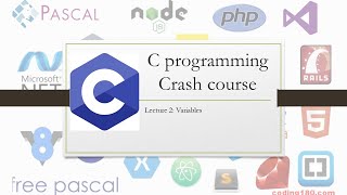 C programming Crash Course | Lecture 2: Variables