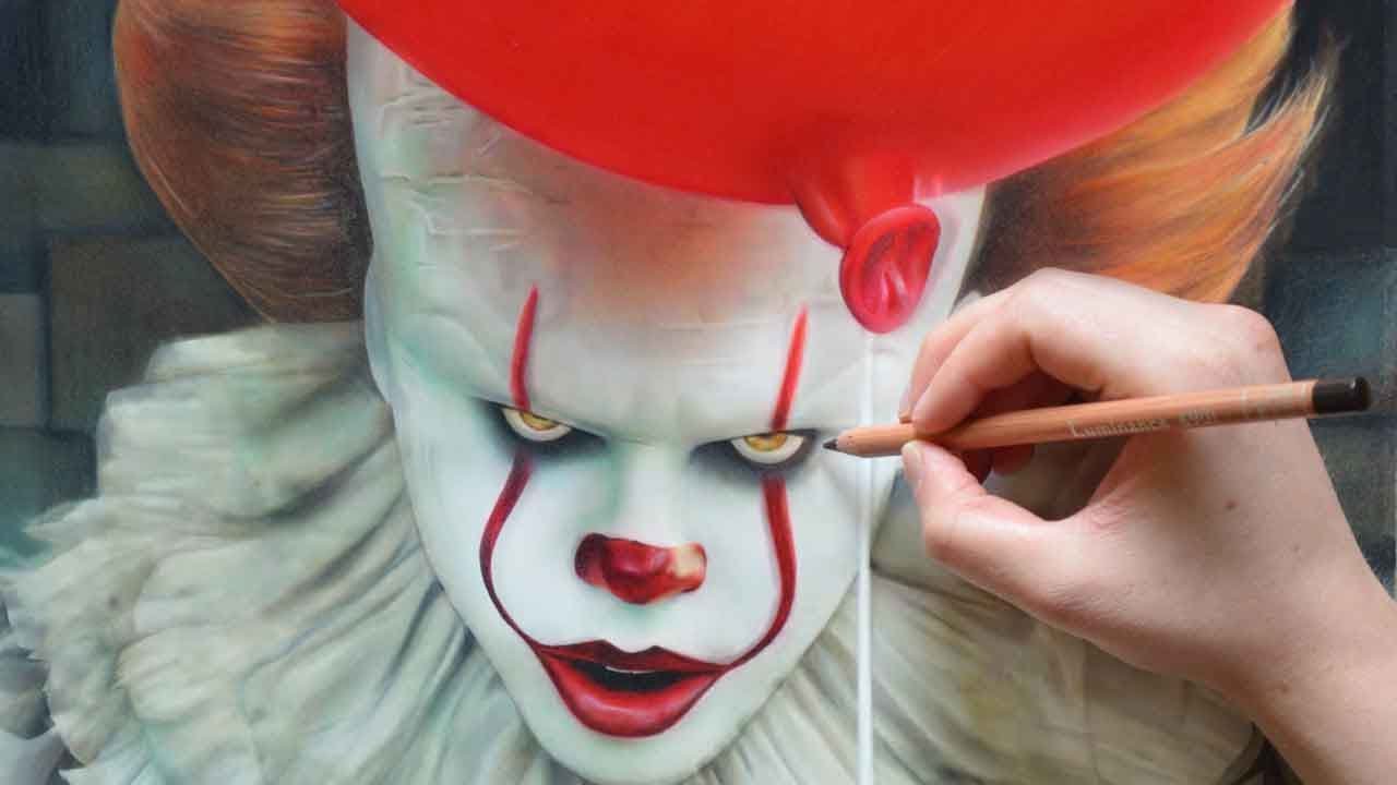 Drawing IT | Pennywise (2017) - SpeedDrawing | Nimauke - YouTube