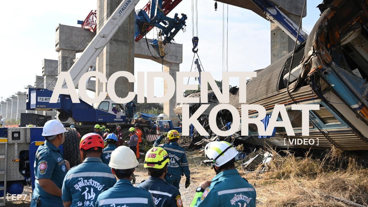 เหตุเครนถล่มใส่รถไฟ [EP7] สี่คิ้ว นครราชสีมา  VLOG งานของฉันที่เป็นช่างภาพข่าวออนไลน์ ปี2569