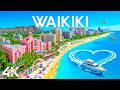 Waikiki 🇺🇸 4K Drone Footage | Diamond Head, Surf Beaches & Island Paradise
