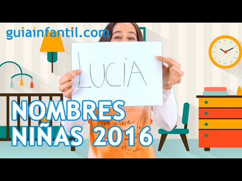 Video: Los nombres de niña más populares