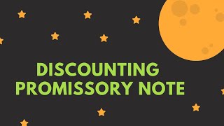 Discounting Promissory Note