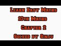 10th Maths Chapter 2 Exercise 2.9 problem 3 and problem 4 Samacheer State board Tamil English medium