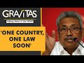 Gravitas: Sri Lanka sets up task force to formulate a Uniform Law