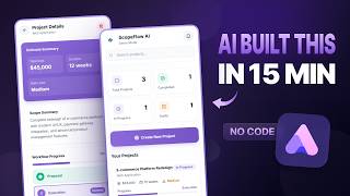 How I Designed a Functional AI Web App in 15 Minutes (No Code) screenshot 4