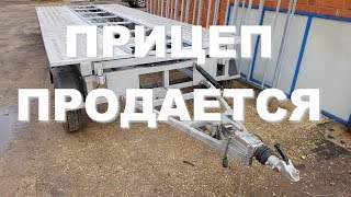 Прицеп-лафет с поворотной осью для перевозки автомобилей на 3500кг