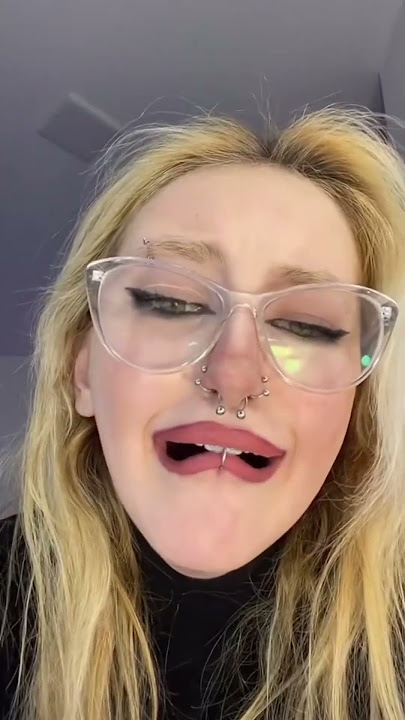 ¿Se pueden usar BRACKETS y PIERCINGS en el labio? ESTA IMAGEN lo resuelve