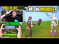 I played Fortnite with the best MOBILE Fortnite player in the world and THIS happened... (amazing)