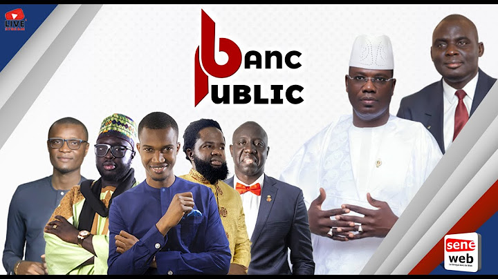 Suivez Banc Public de ce vendredi