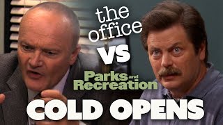 COLD OPENS | The Office US Vs Parks and Recreation | Comedy Bites