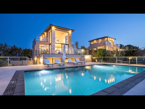 Modern Luxury Villa for Rent in Crete, Greece |Villa Tour |Kronos in 4K