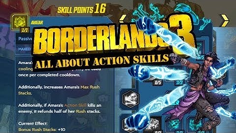 Amara Build -- All About Action Skills -- Borderlands 3 Build