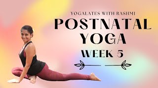 Post Natal Yoga Practice | Easy Yoga for Weight Loss after Pregnancy | Yogalates with Rashmi