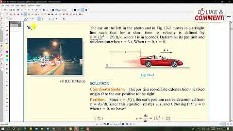 Lecture 1 | Rectilinear Kinematics: Solved Examples | Dynamics Hibbeler 14th ed | Engineers Academy