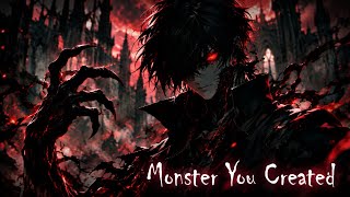 Monster You Created || Dark Rock Theme || MeloVox [ Official Lyrics Video ]