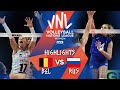 BEL vs. RUS - Highlights Week 1 | Women's VNL 2021