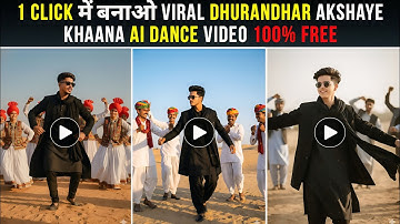 Akshaye Khanna Viral Ai Dance Video Editing | Dhurandhar Movie Rehman Dakait Photo Editing