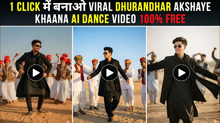 Akshaye Khanna Viral Ai Dance Video Editing | Dhurandhar Movie Rehman Dakait Photo Editing