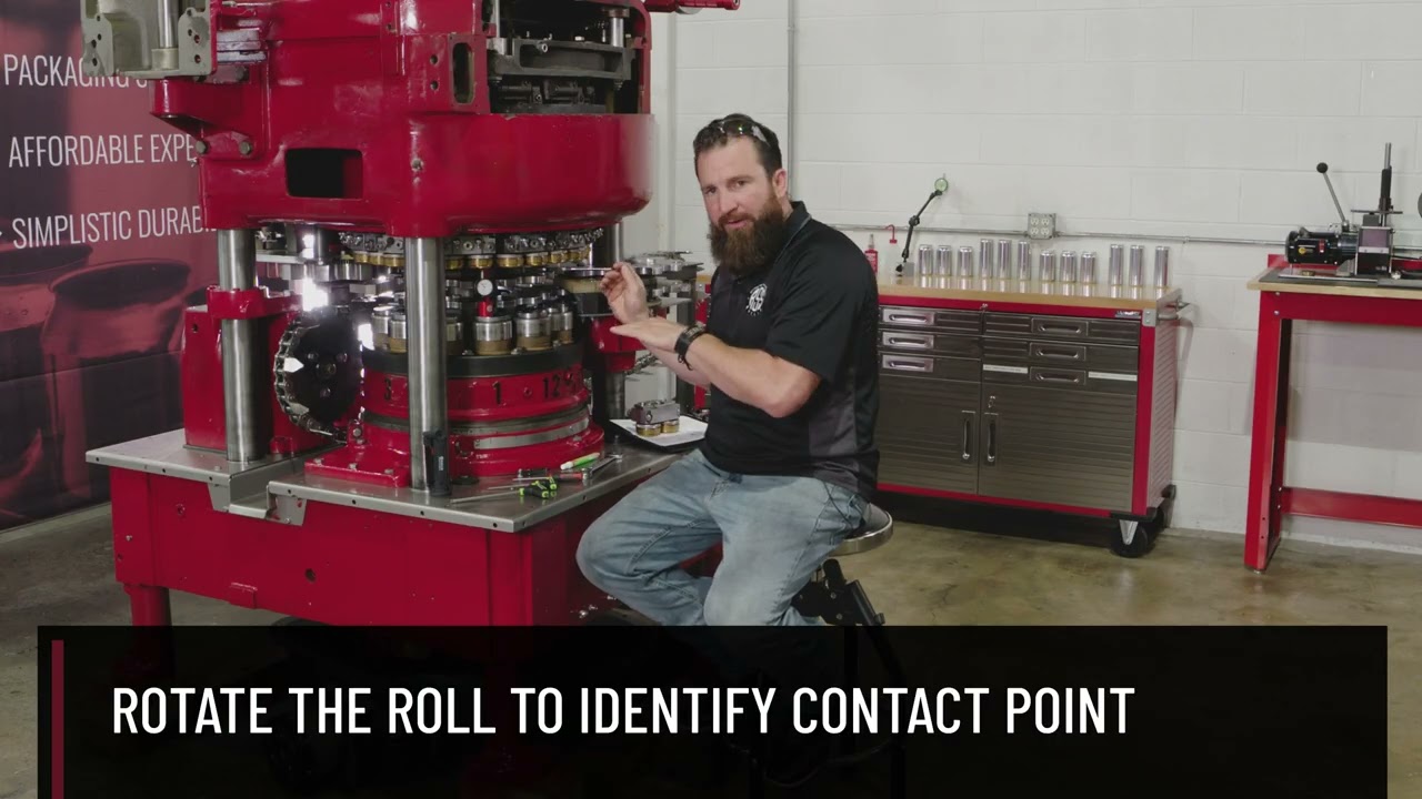 How to Set 1st Operation (on a Pneumatic Scale Angelus 120L/121L can seaming machine)