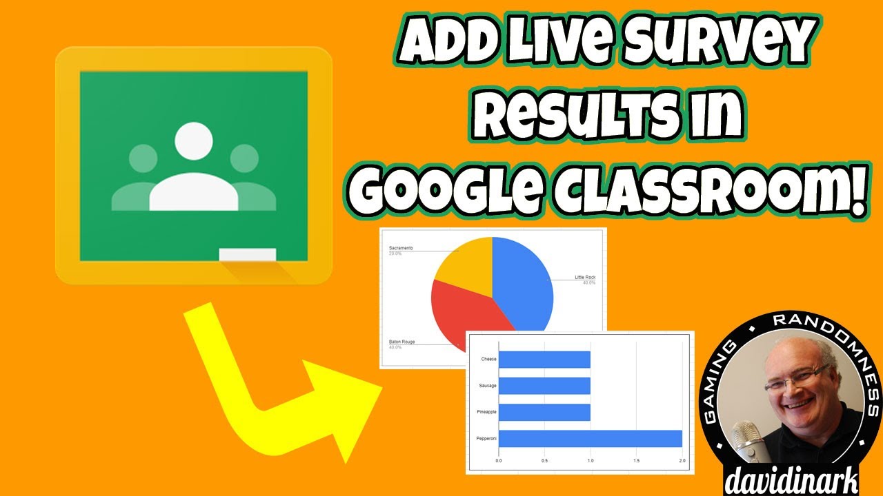 Tutorial: How to add live charts to Google Classroom - Add Survey ...