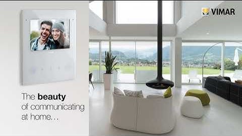 VIMAR TAB 5S Up 5" Touch Video Entry-phone with Smartphone App Connectivity