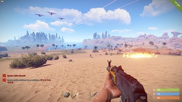 Rust Mod: Advanced Airstrike - Standard/Squad/Spectre/Napalm strikes using rockets