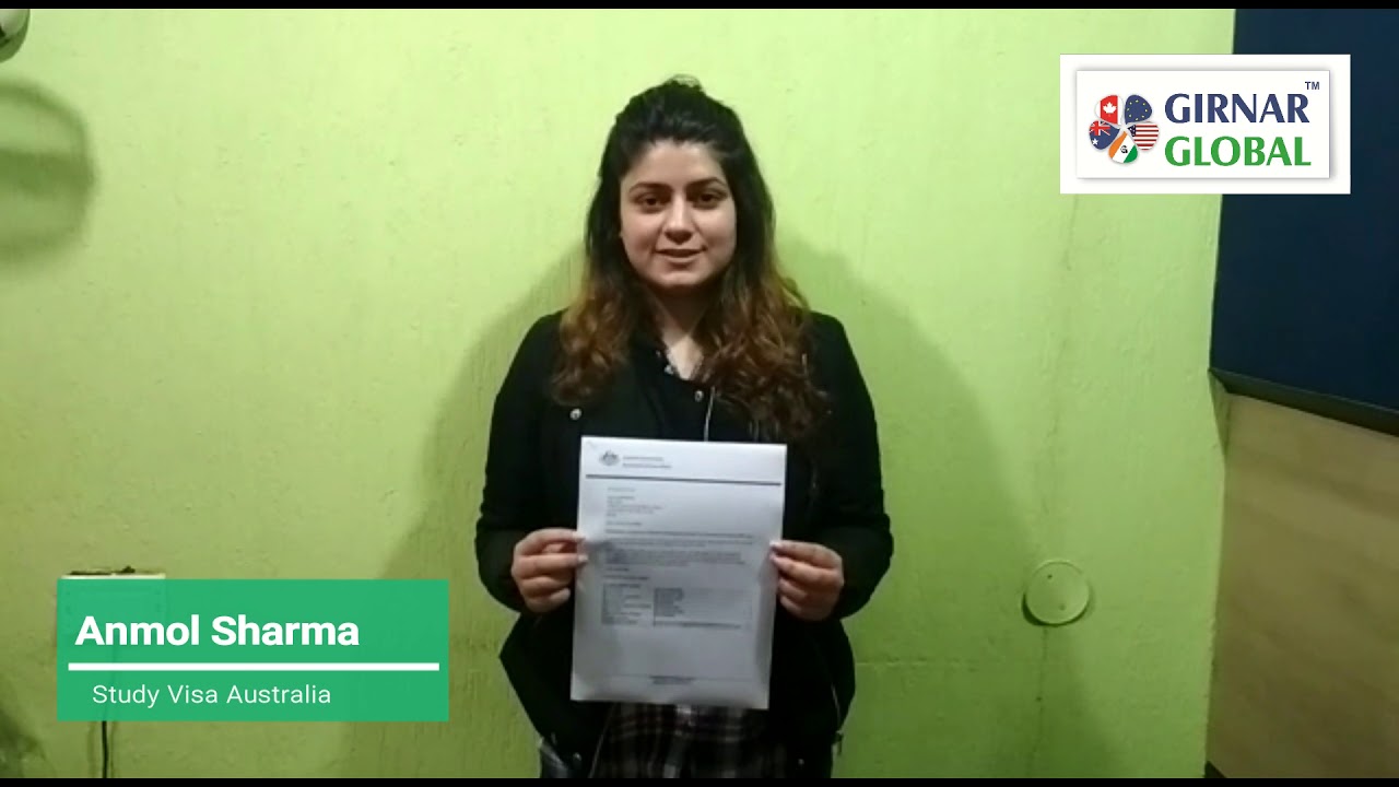Anmol Sharma Study Visa Australia - YouTube
