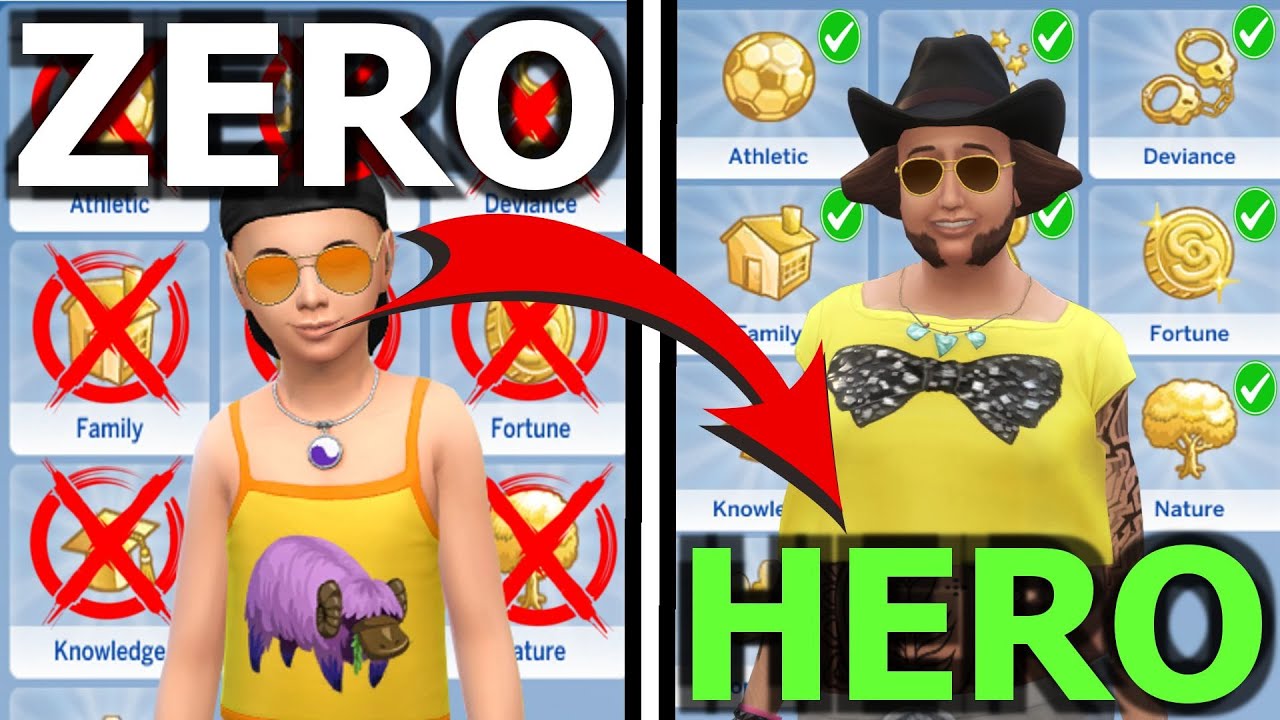 I Spent 100 Days Trying To Achieve Every ASPIRATION In The Sims 4