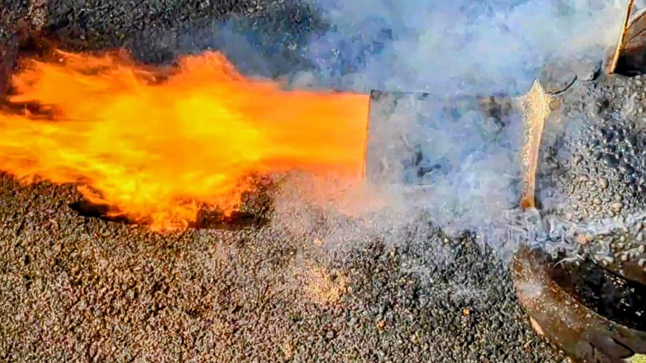 My New Waste Oil Burner Easy Oil Burner For A Backyard Foundry YouTube