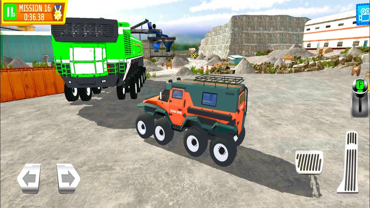 Quarry Driving 3 Meager Cars Gameplay - Quarry Driving Games - Andriod Gameplay