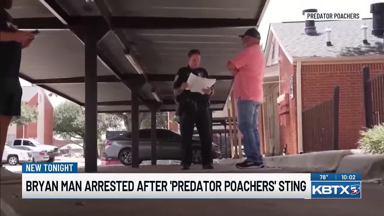 ‘Predator Poachers’ sting leads to arrest of 78-year-old Bryan man