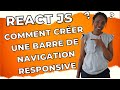 React JS : Comment créer une barre de navigation responsive