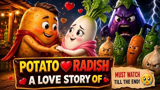 OptionBest Poor Potato Became a Millionaire! 😱🥔Emotional Vegetable Cartoon Story