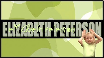 American Sign Language Research Project by Gordon Vernon in November 2009 - Elizabeth Peterson - 3yo