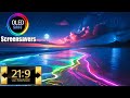 21 9 Ultrawide Beach Screensaver 10 Hours 4K OLED Safe