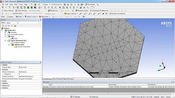Pinch tool in ANSYS -  Tutorial