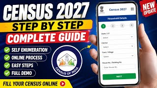 How to Fill Census 2027 Online | Self Enumeration Full Process Jammu &amp; Kashmir