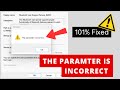 The Parameter is Incorrect in windows 11/10  | How to Fix Parameter Incorrect Bluetooth ✅